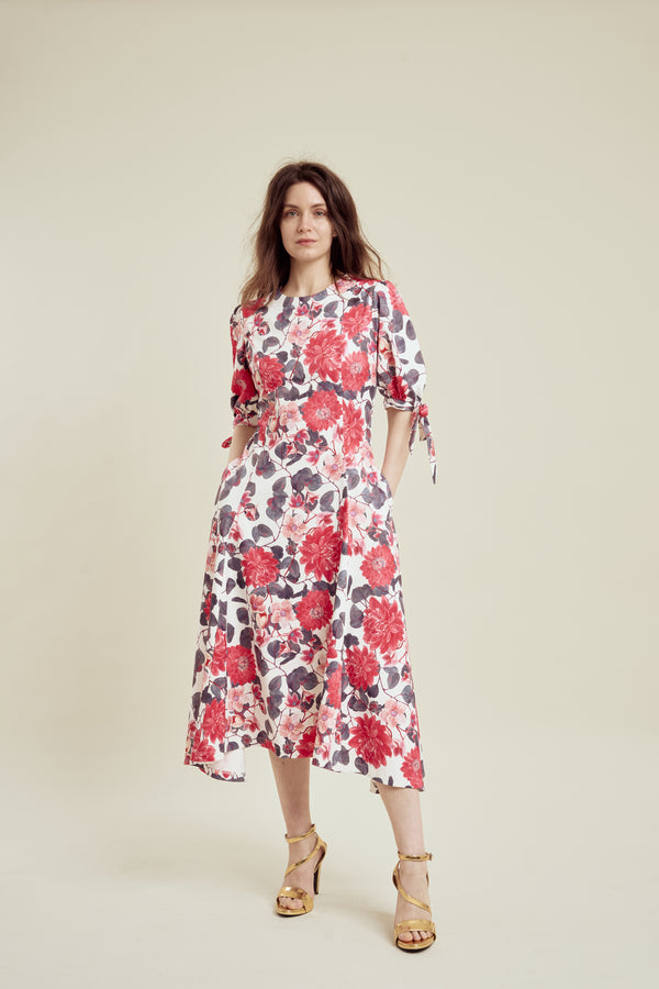 STELLA - LOW WAIST DRESS | FLORAL - PRE-ORDER