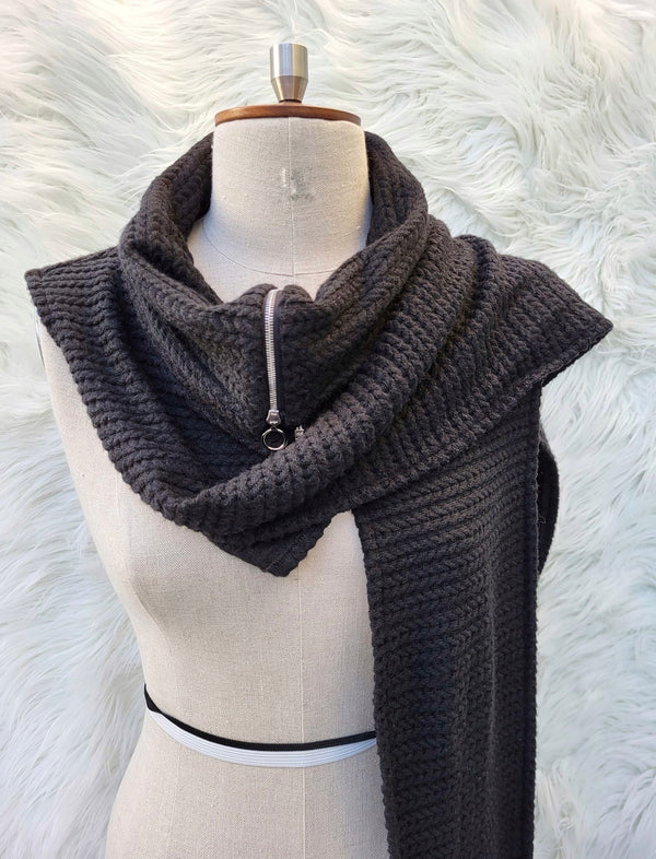 Tweed Neckwarmer - Scarf S8