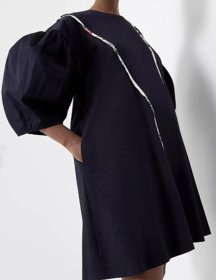 Puffy Sleeve Dress