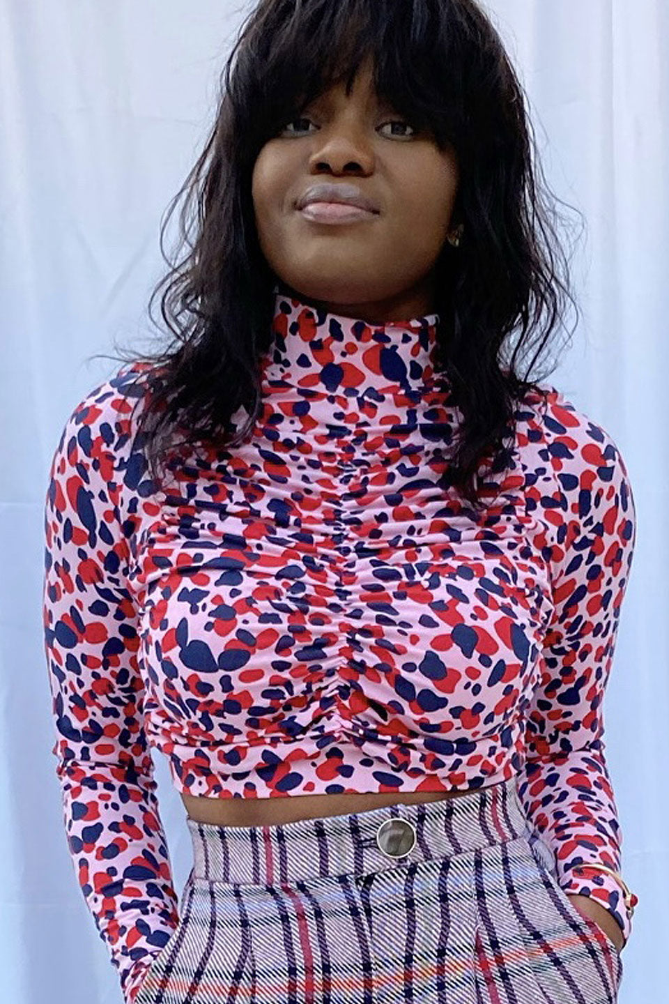 Jersey cropped top Ejay Griffin Fashion Designer